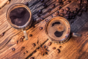 hot coffee