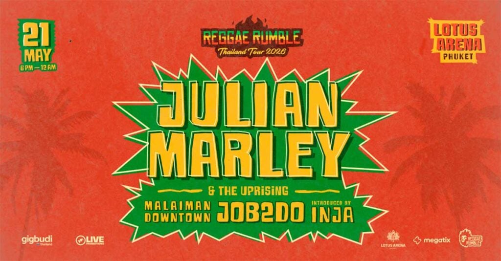 Reggae Rumble Tour 2026 | Denz Coworking Cafe Phuket